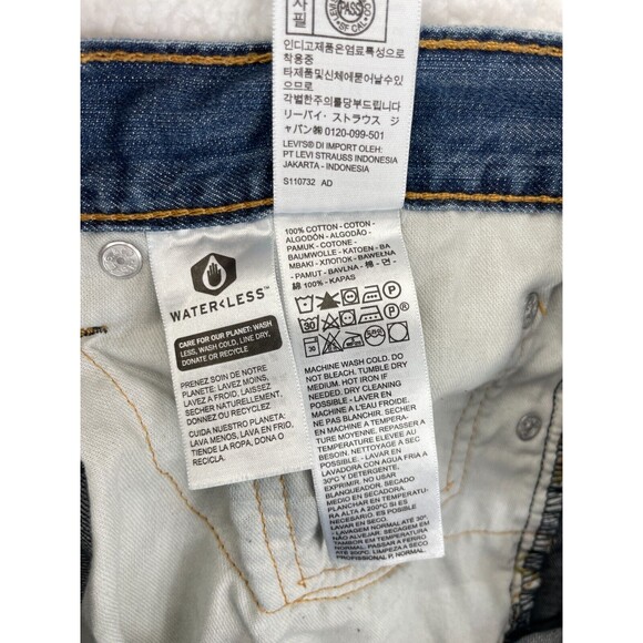 Levi’s 527 Jeans Men’s Size 32x30 Blue Bootcut Mid Rise Denim Workwear Pants - Picture 7 of 8